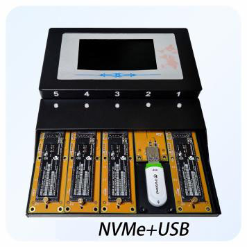 全功能型 M.2 NVMe SSD/SATA/USB 拷貝機(HTU3N)
