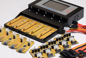 便攜式M.2硬盤拷貝機 速度、性能實測: 多個裝置同時復制