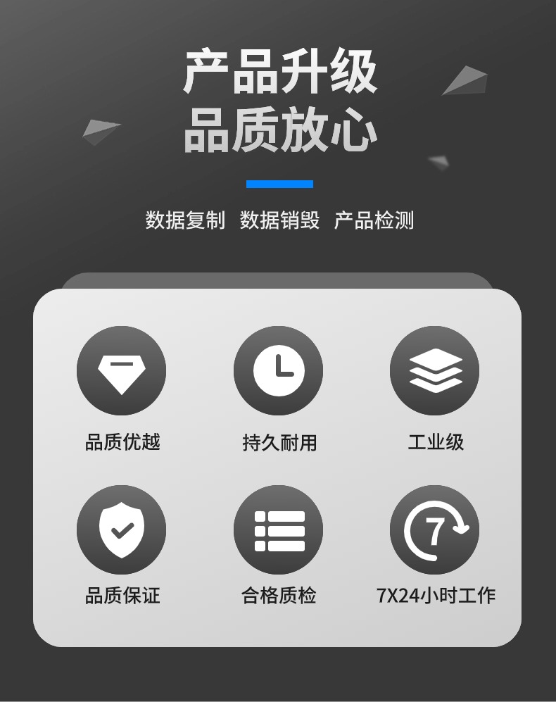 工業級多功能拷貝機支持SATA、IDE、M.2、CF等儲存裝置